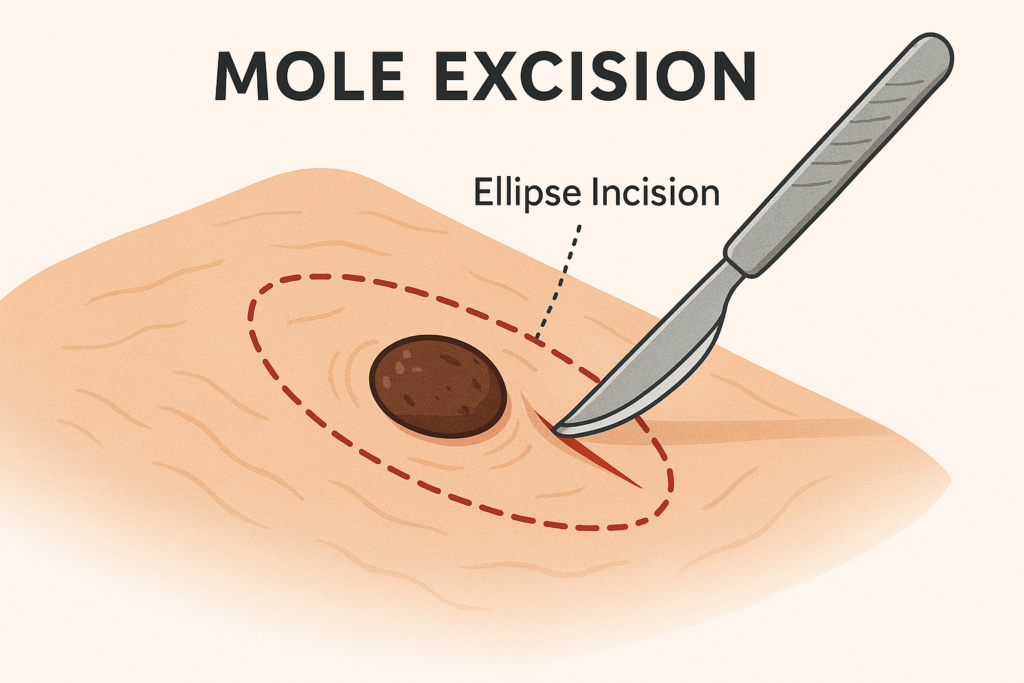 mole excision